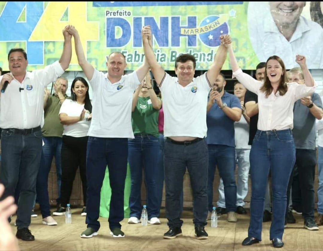 Dinho bate recorde nas eleições com o maior percentual de votação da história de Santa Helena
