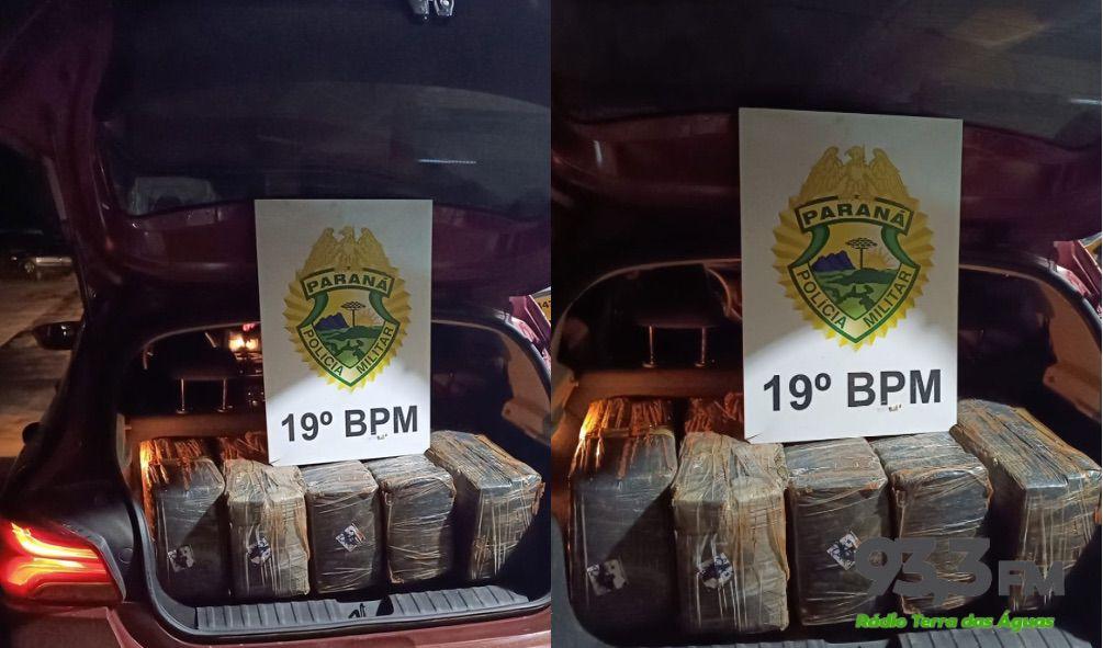 Polícia Militar de Diamante do Oeste apreende 151 kg de drogas