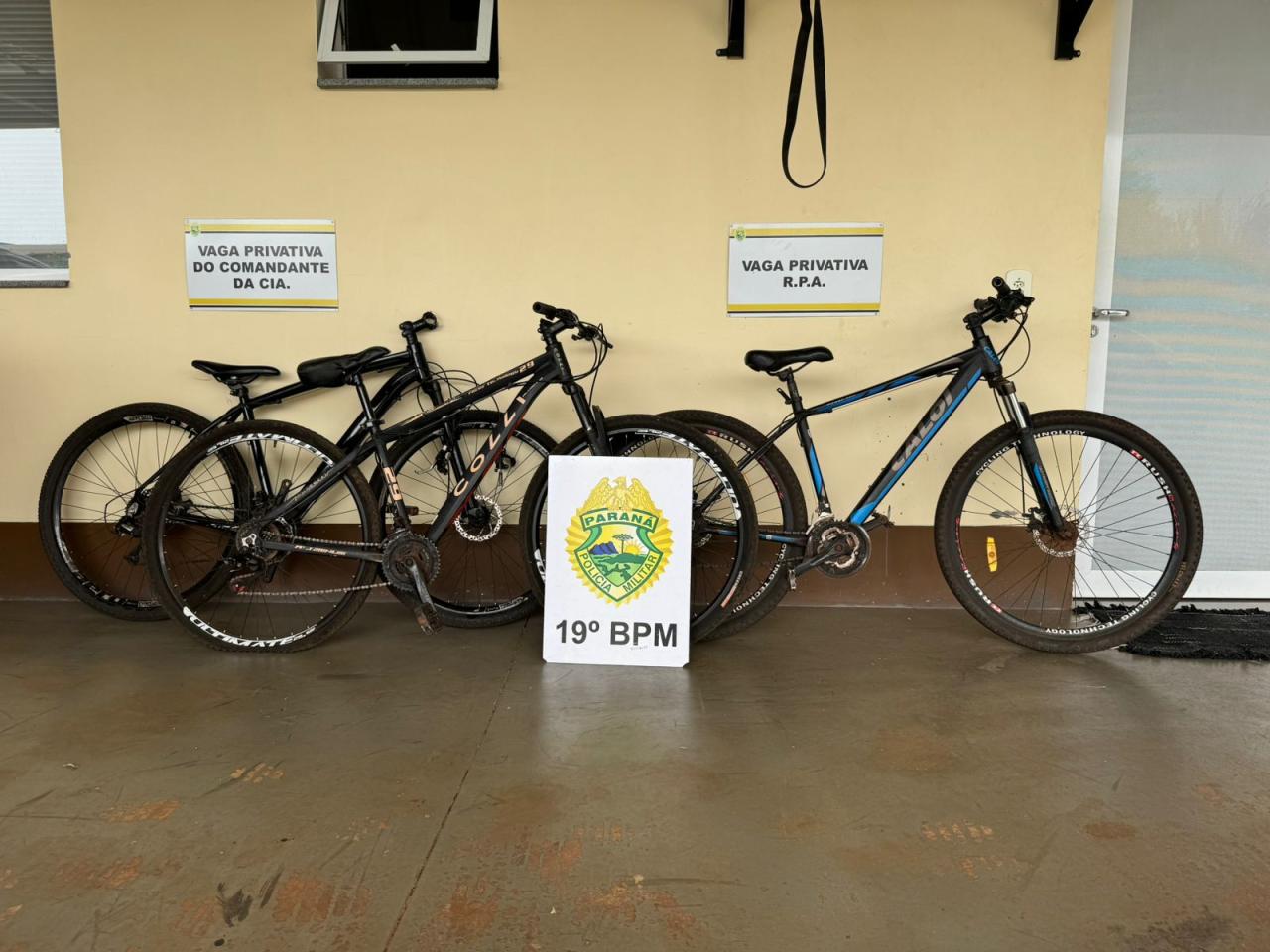 Polícia Militar recupera bicicletas furtadas em Santa Helena e orienta vítimas
