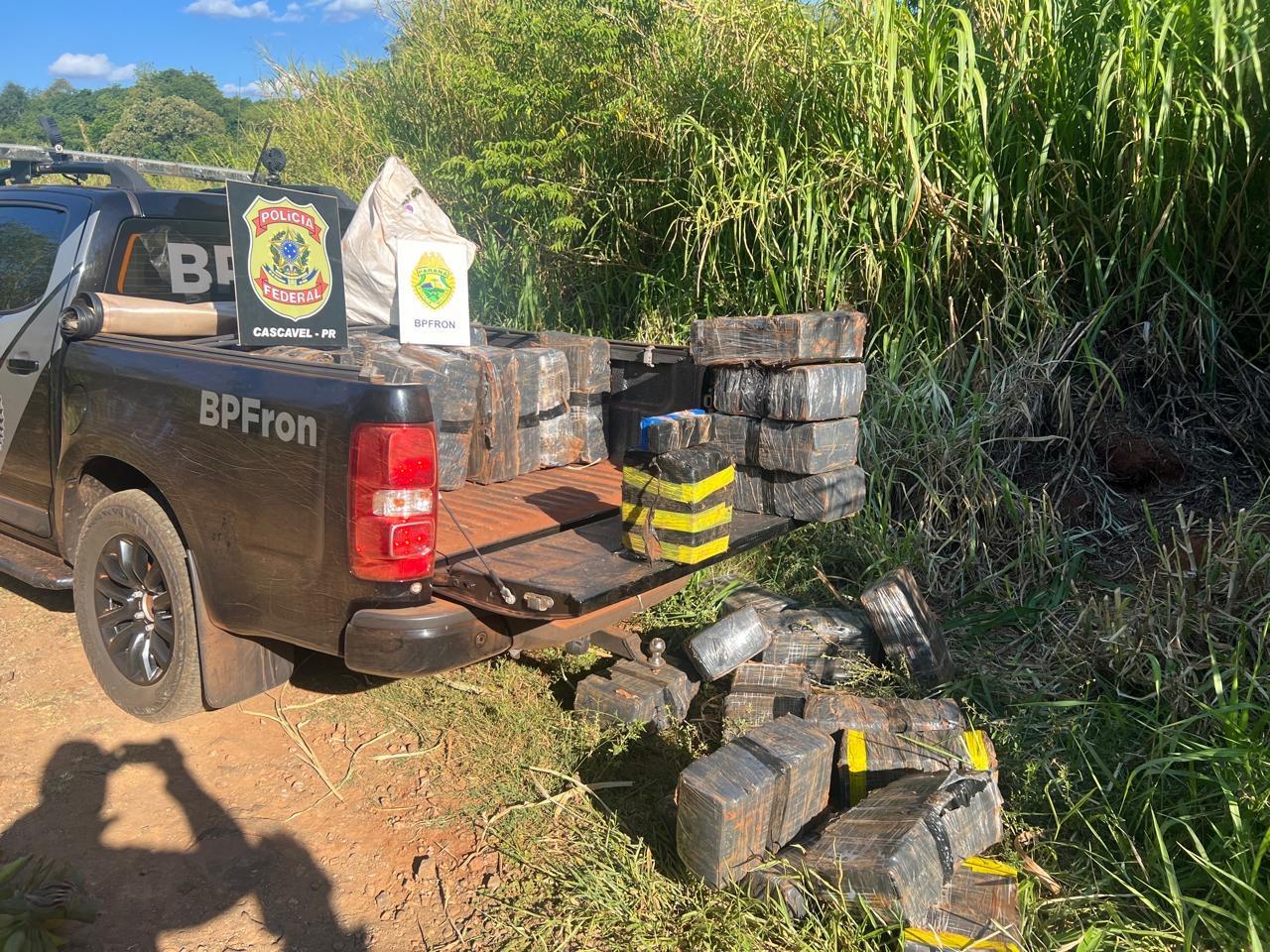 BPFRON apreende 600 quilos de maconha em Santa Helena
