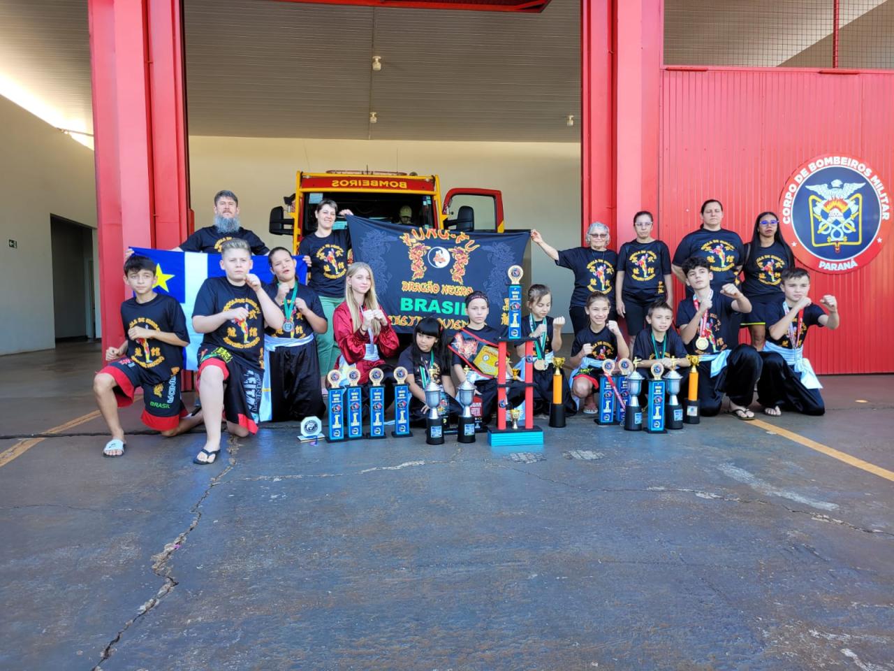 Equipe de Kung Fu de Santa Helena se destaca em campeonato internacional