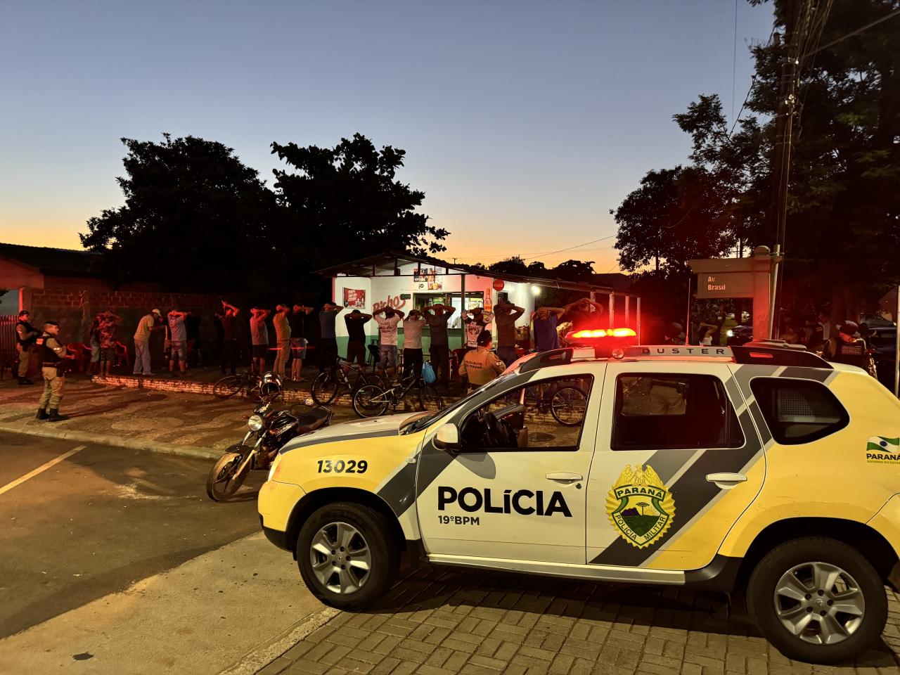 Forças de segurança desencadeiam operação em Santa Helena e estabelecimento é fechado