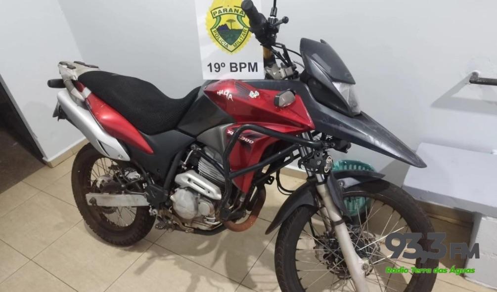 Polícia Militar de Pato Bragado recupera motocicleta furtada