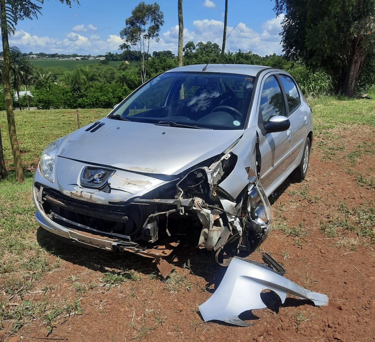 Acidente deixa condutores feridos na PR 488, entre Diamante do Oeste e Vera Cruz