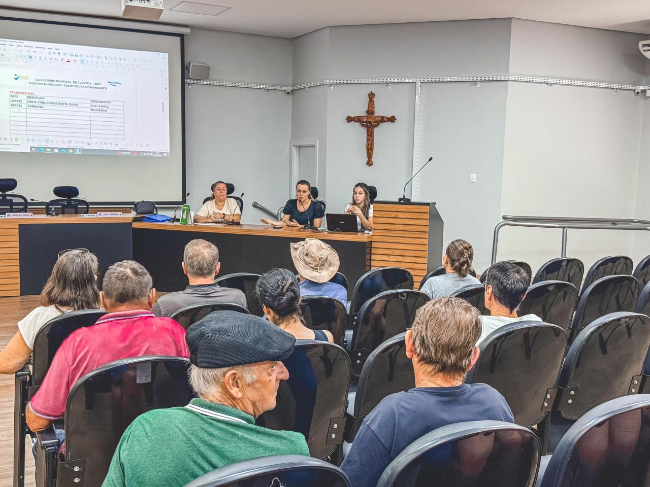 Encontro define criação do Calendário de Eventos 2025 em Santa Helena