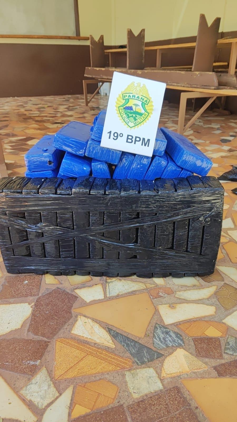 Homem é preso com quase 60kg de maconha em Diamante D'Oeste