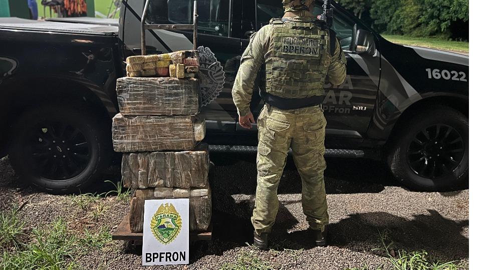 Mais de 115 kg de maconha são apreendidos em Santa Helena