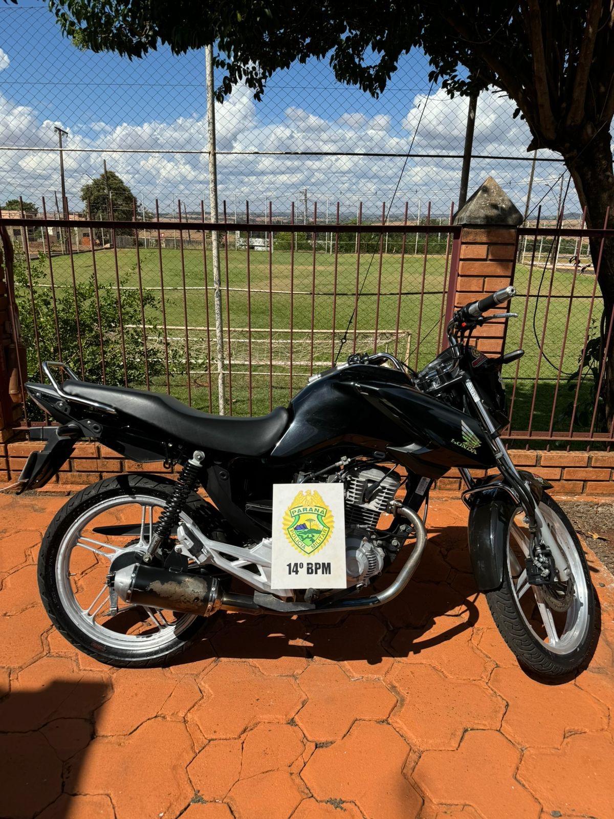 PM de Itaipulândia apreende motos irregulares e prende foragido