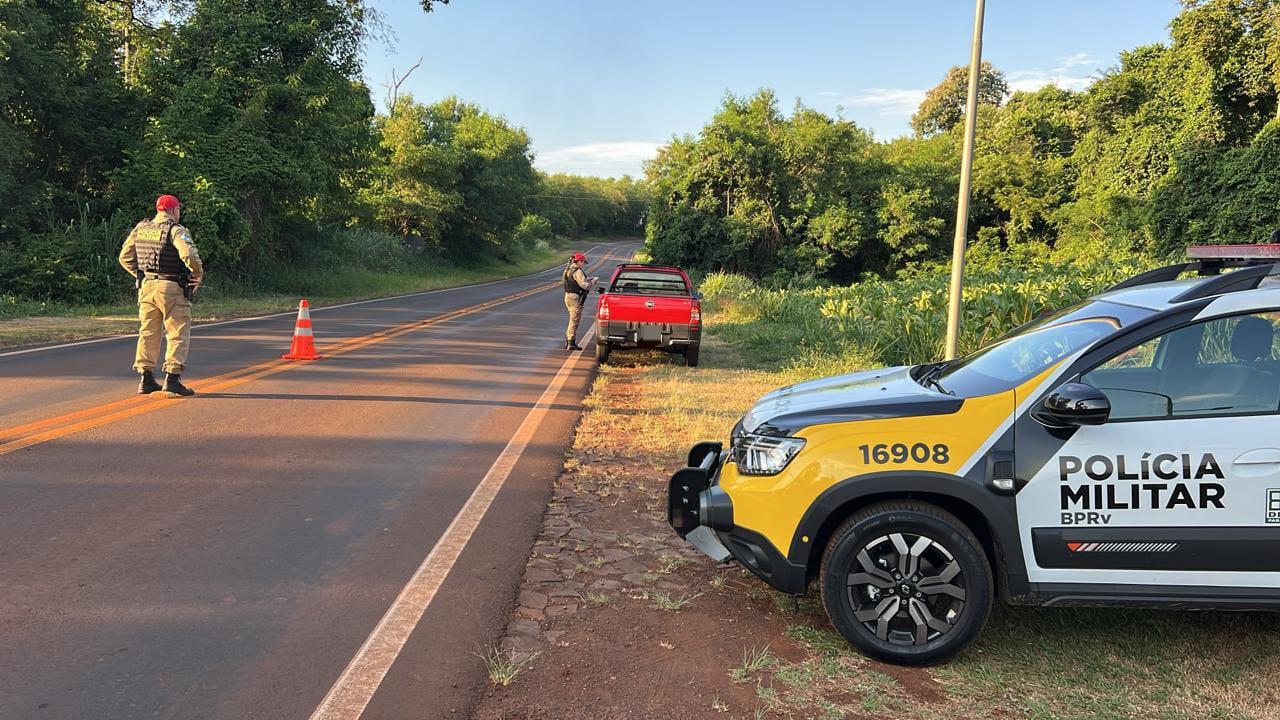 Polícia Rodoviária prende condutor com mandado de prisão em Santa Helena