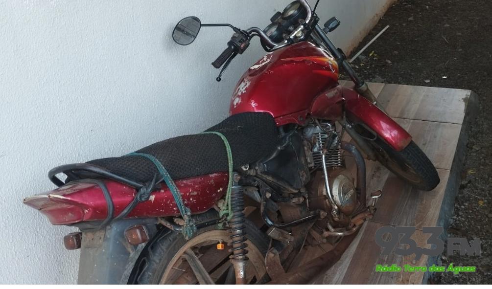 Ação policial em São José das Palmeiras resulta na apreensão de motocicleta
