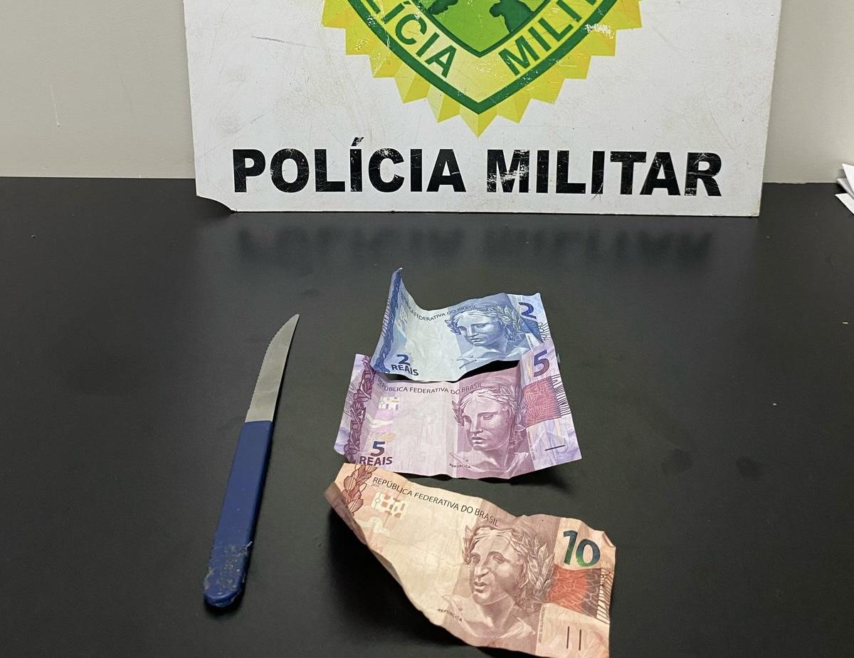 Morador de rua é preso em Santa Helena por tentativa de roubo e ameaça