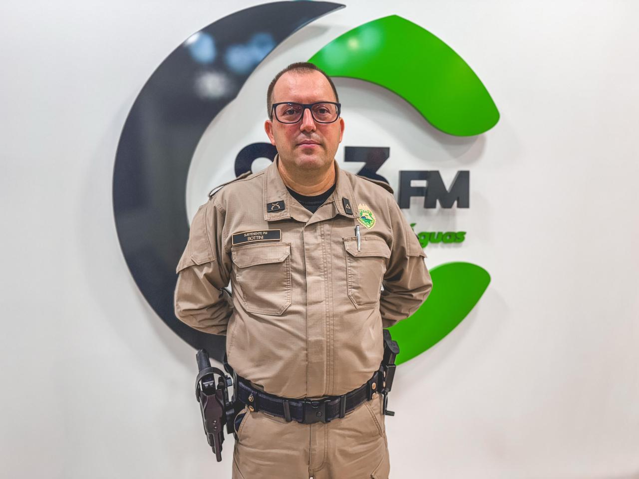 Subtenente Edson Bottini se aproxima dos 30 anos na Polícia Militar