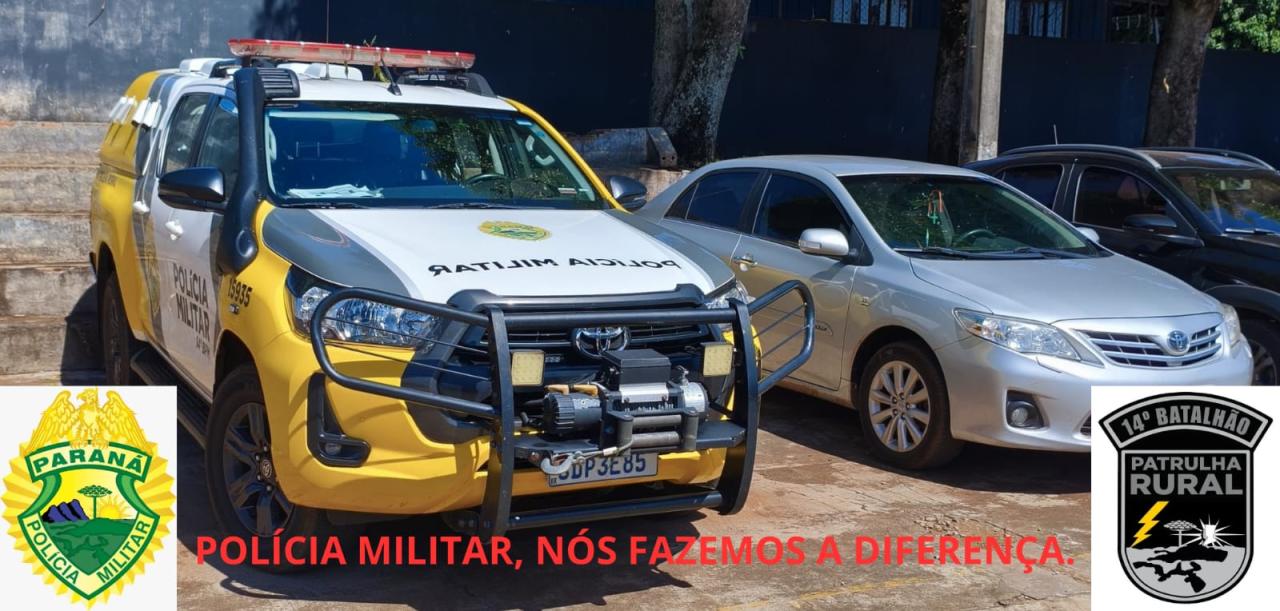 Patrulha Rural da PM recupera veículo roubado em Itaipulândia