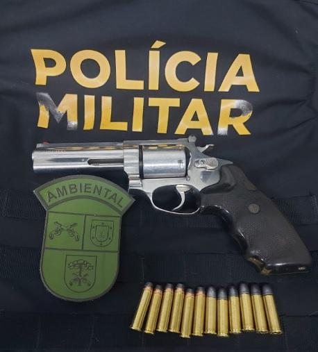 Polícia Militar Ambiental apreende arma de fogo e materiais de pesca em Santa Helena e Pato Bragado