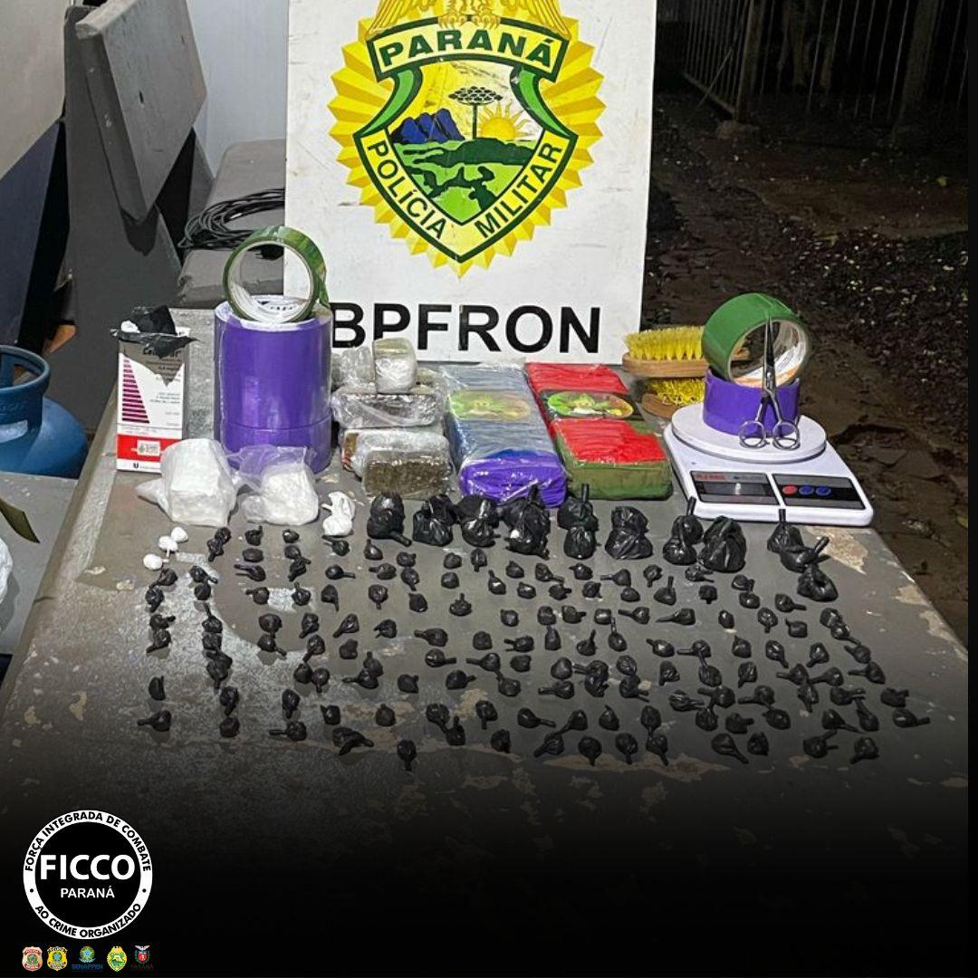 FICCO prende mulher por tráfico em Santa Helena e detém foragido