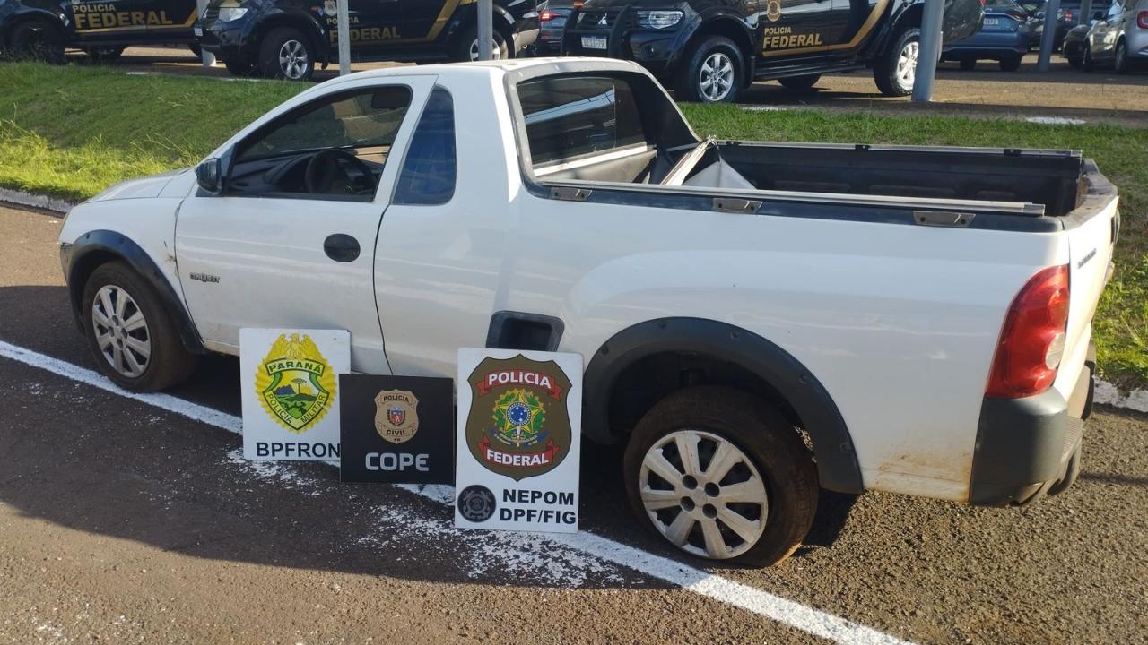 Veículo é apreendido com quase 800 kg de maconha em Missal