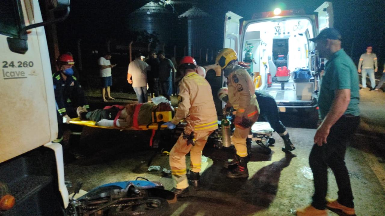 Grave acidente é registrado na PR 488 em Santa Helena