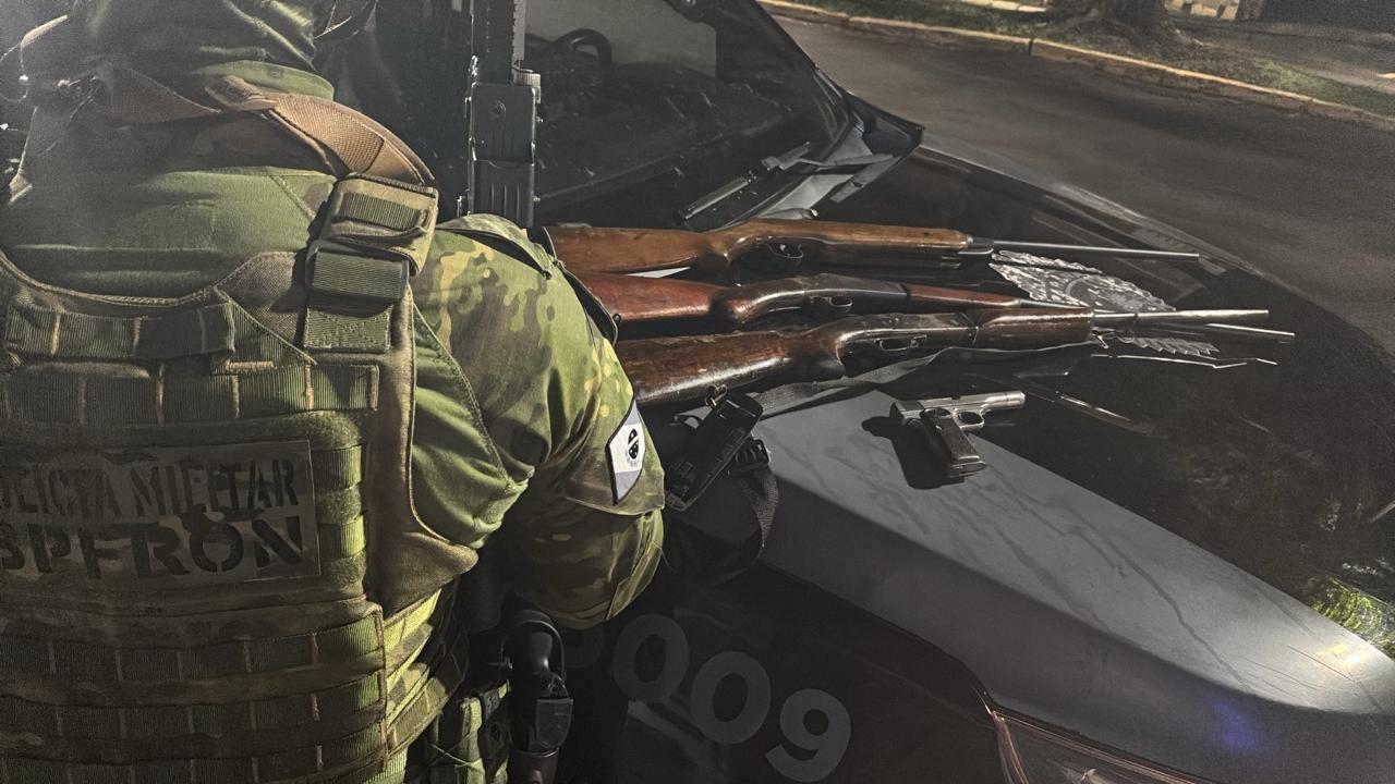 Homem é preso em Pato Bragado com diversas armas