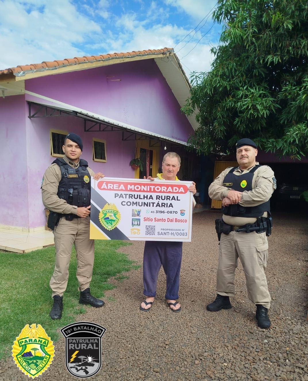 Patrulha Rural de Santa Helena ultrapassa 100 propriedades cadastradas no interior do município