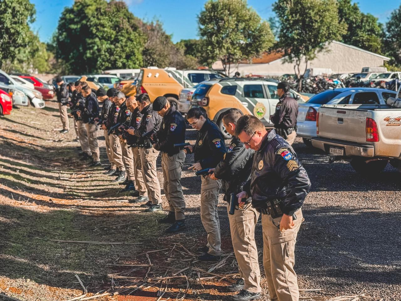 Policiais da 3ª Cia de Santa Helena recebem treinamento sobre Adentramento e Progressão