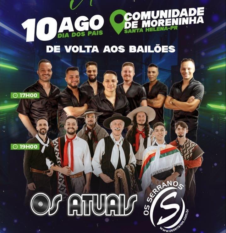 Dias dos Pais em dose dupla; Costa Oeste FM e Paulo Roberto Eventos promovem Mega Baile em Moreninha