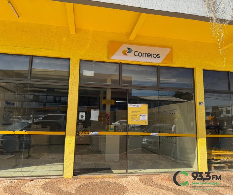 Funcionários dos Correios em Santa Helena aderem a greve e fecham agência
