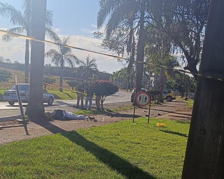 Motociclista morre em acidente na saída de Entre Rios do Oeste para Pato Bragado