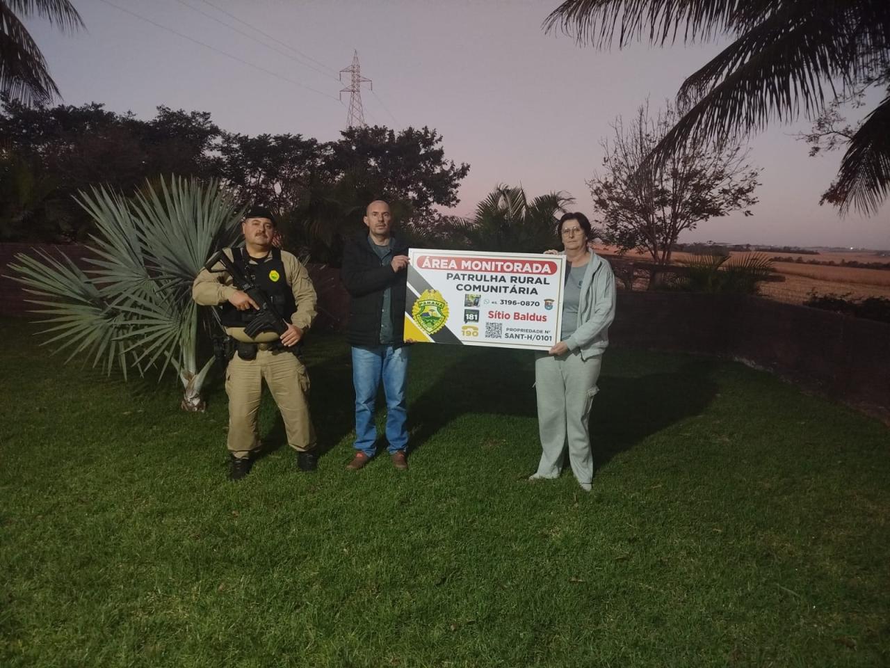 Novas propriedades recebem placas de monitoramento em Diamante do Oeste