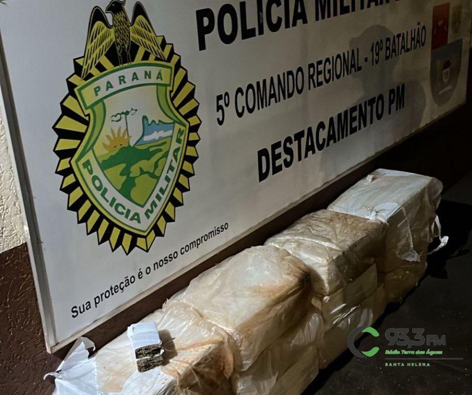 Homem é preso com 228 kg de drogas em Diamante do Oeste