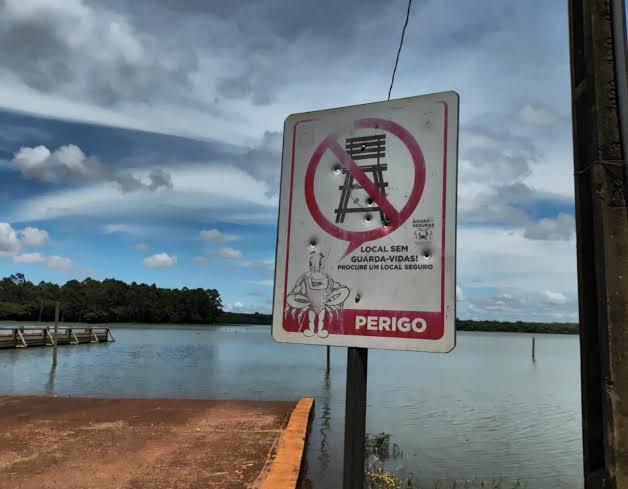 Marinha interdita rampa de acesso ao lago no balneário de Santa Helena