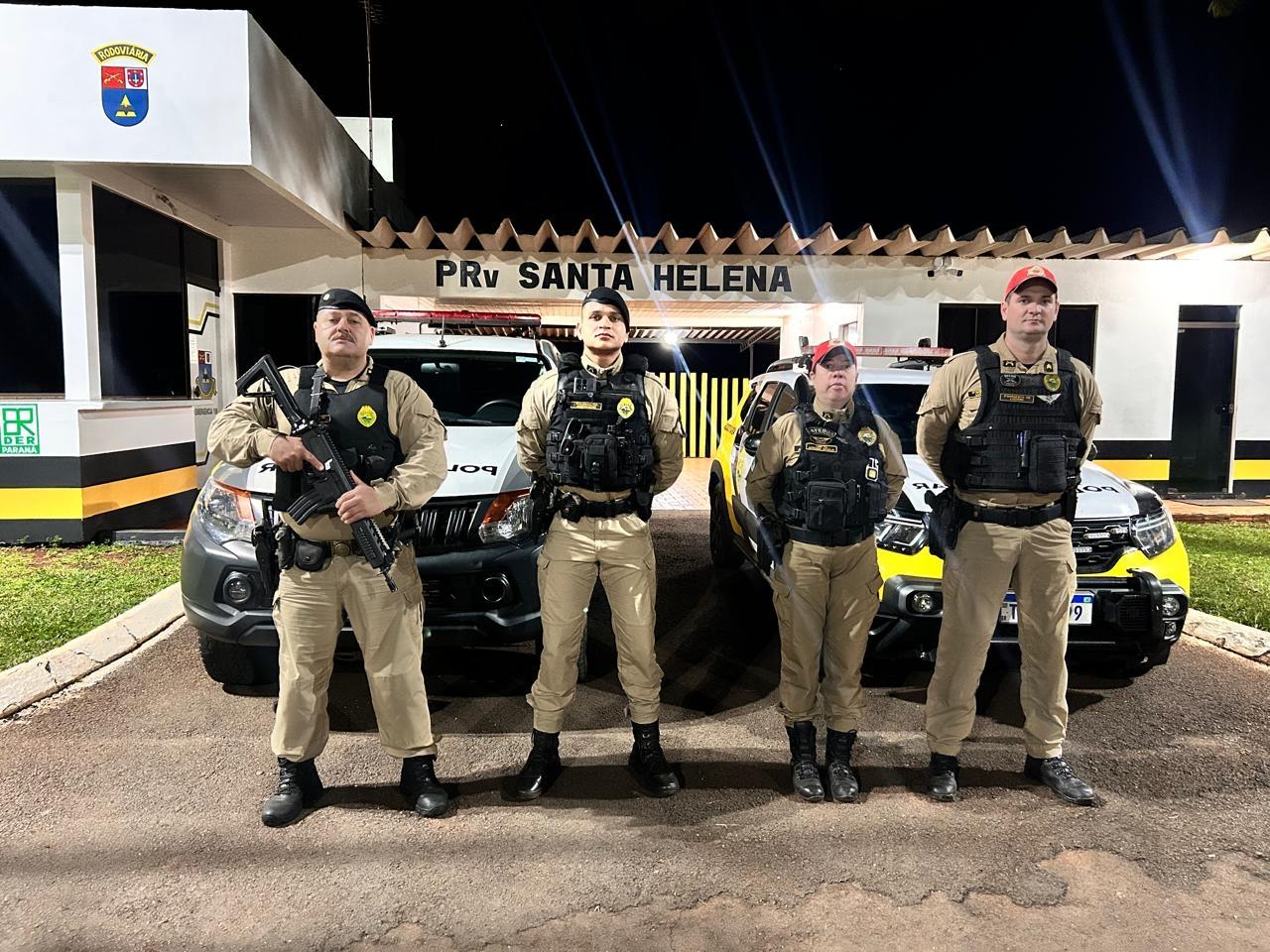 Operação Recobrimento Rodoviário é realizada em Santa Helena pelas forças policiais