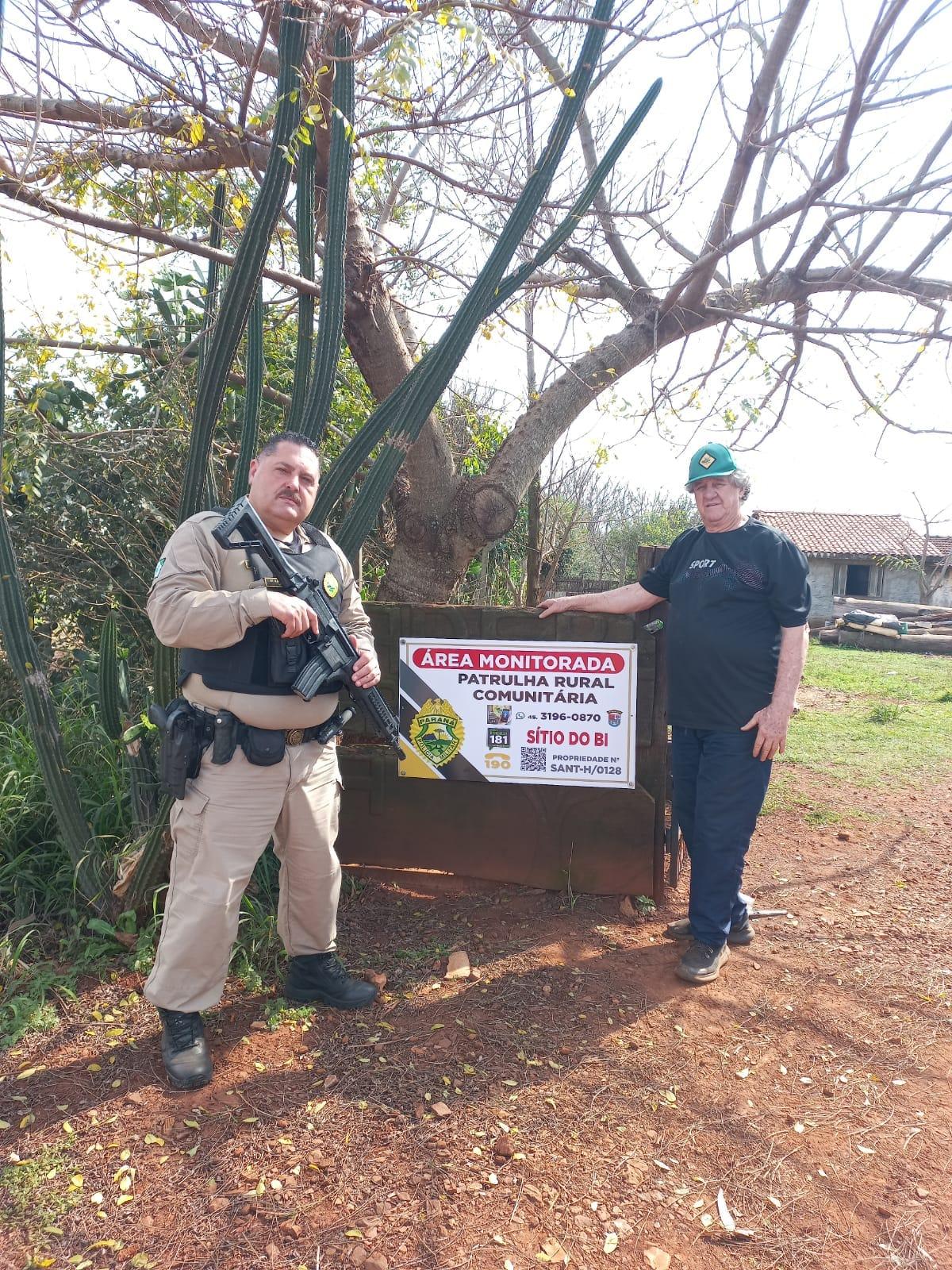 Patrulha Rural reforça segurança no interior de Santa Helena e Diamante do Oeste