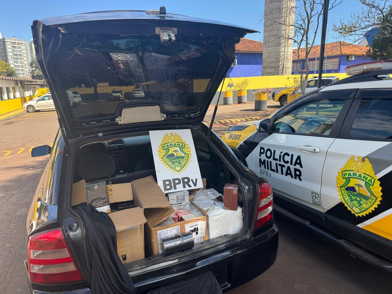 Policia Rodoviária apreende 129 frascos de perfumes importados em Vera Cruz do Oeste