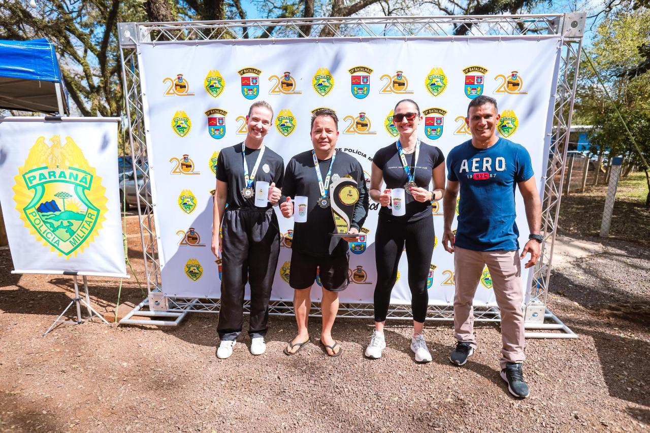 Policiais militares de Santa Helena participam de confraternização do 19° BPM