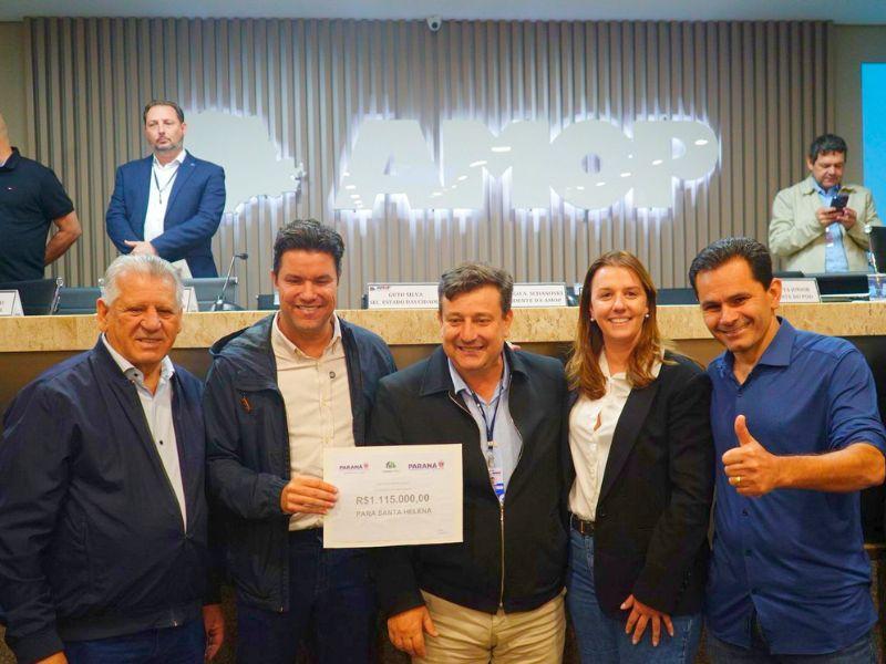Santa Helena receberá R$ 1,1 milhão em investimentos do Governo do Estado