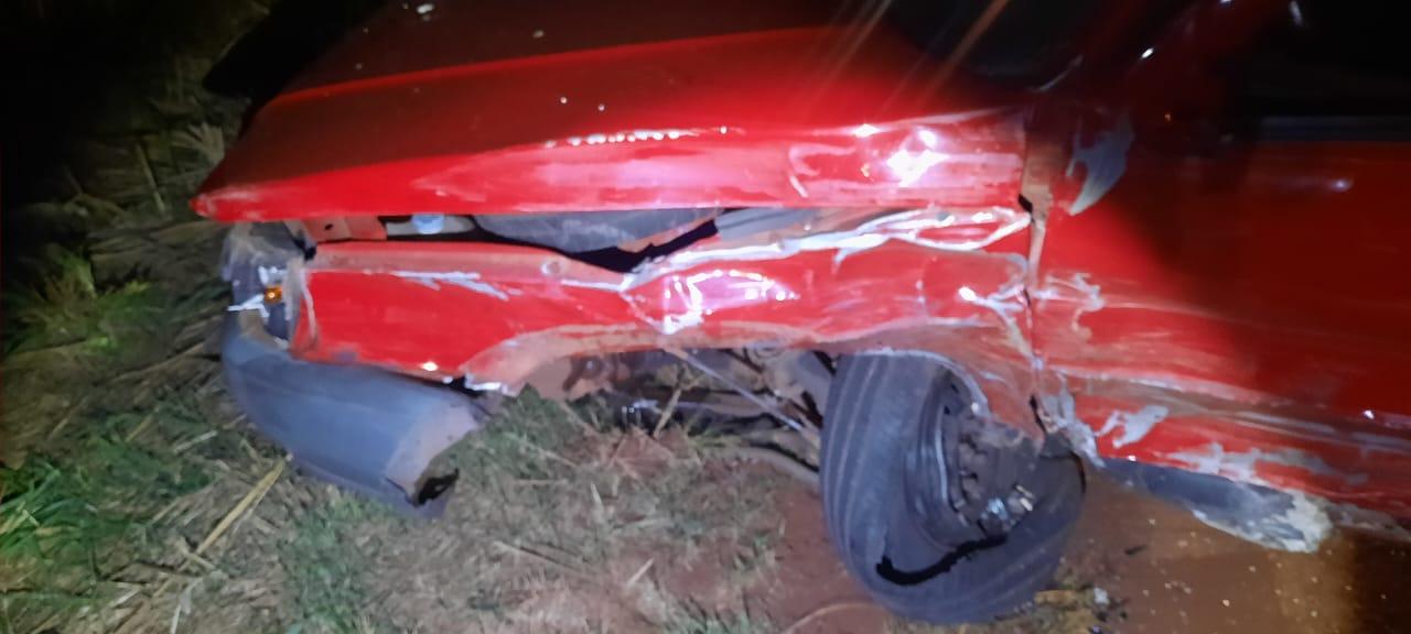 Três pessoas ficam feridas em acidente na PR 317, entre Toledo e Ouro Verde do Oeste