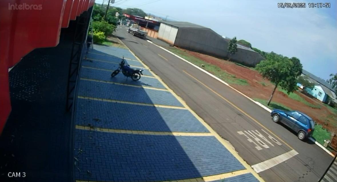 Câmera flagra furto de parafusadeira em Santa Helena