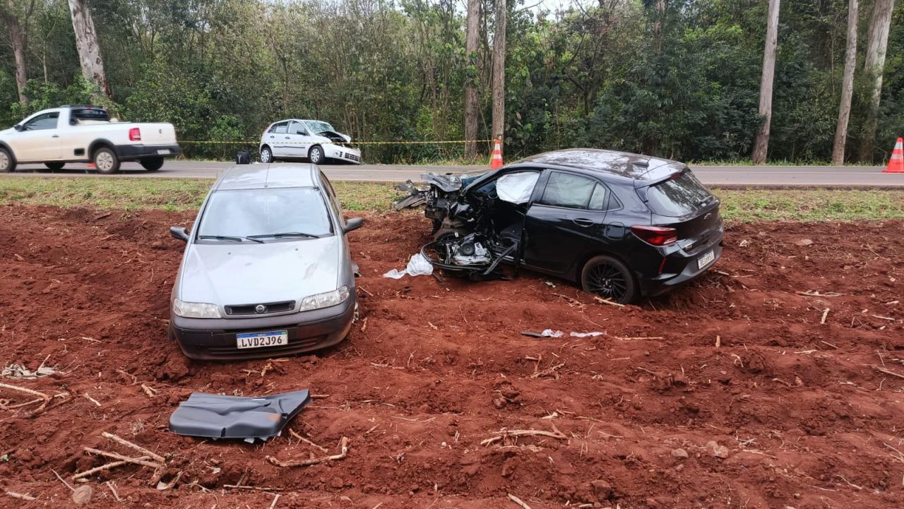 Homem morre e outro fica ferido na PR 317 em Ouro Verde do Oeste