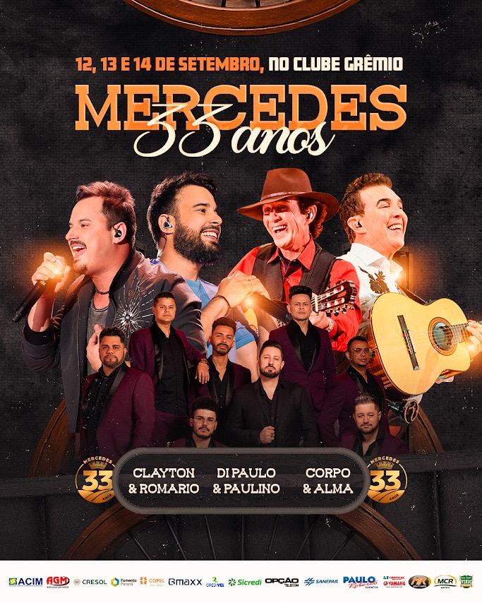 Mercedes celebra 33 anos com programação festiva