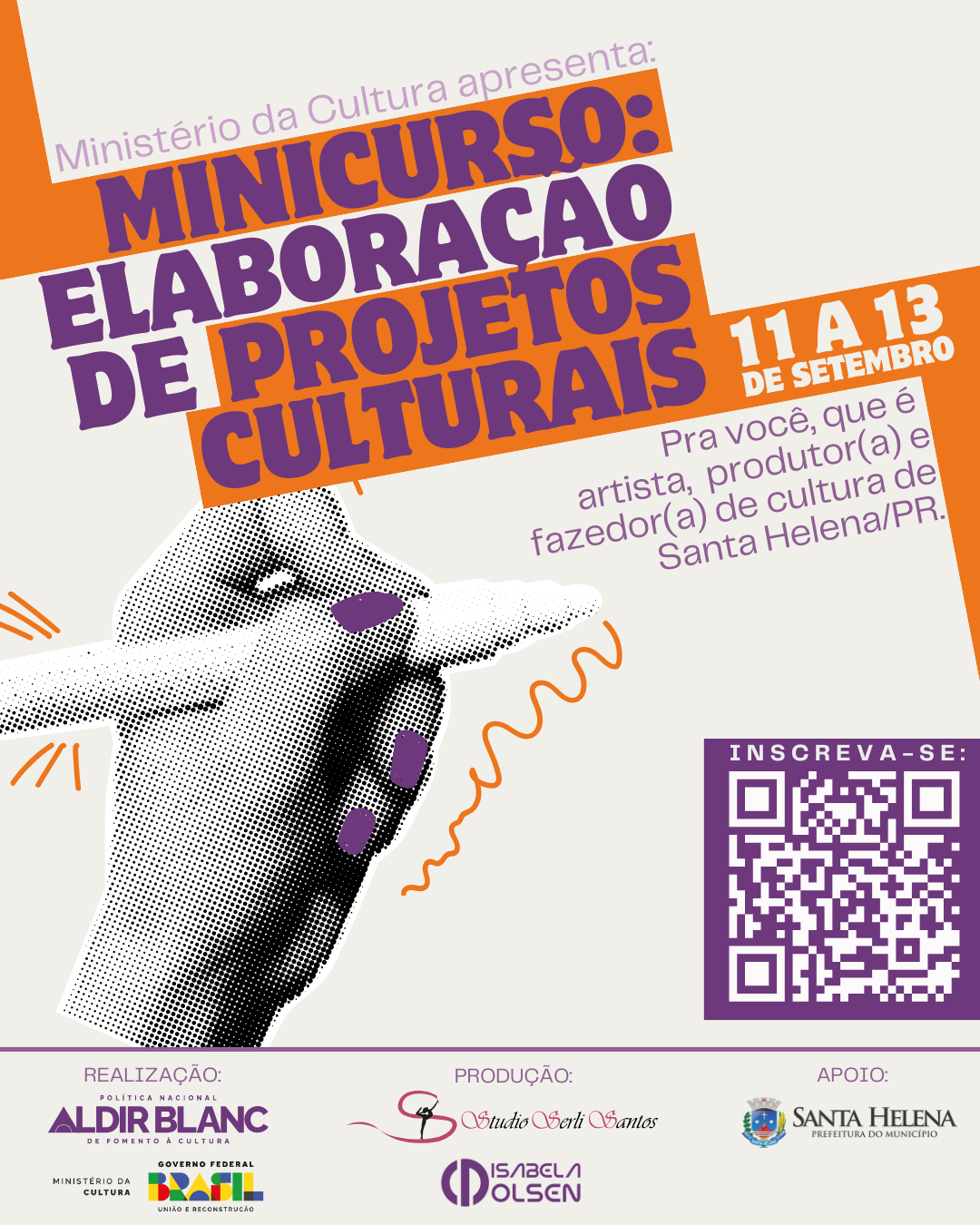 Minicurso para elaboração de projetos culturais acontece em Santa Helena.