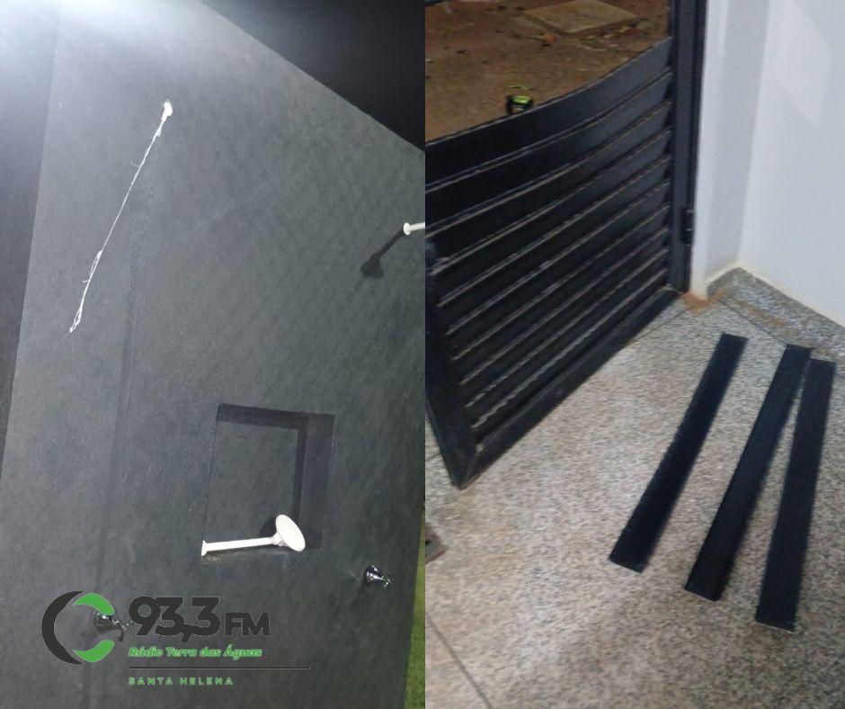 Vândalos voltam a danificar estruturas do Balneário de Santa Helena