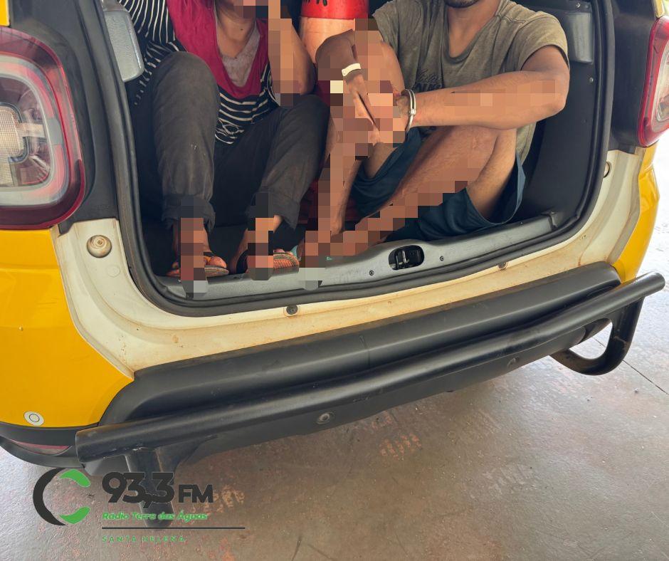 Irmãos são presos pela Polícia Militar em Santa Helena após confessarem furto