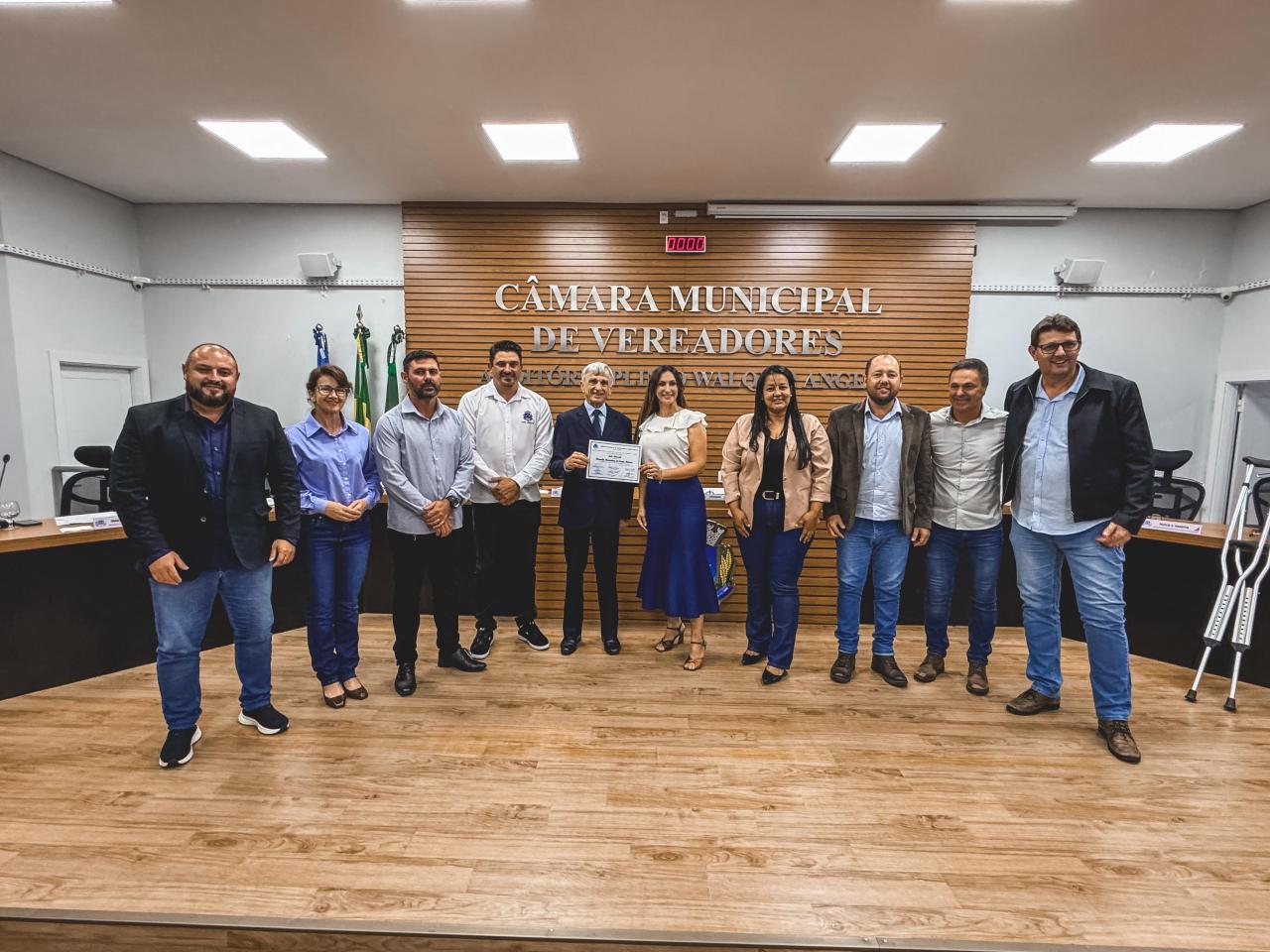 Júlio Morandi recebe o título de Cidadão Honorário de Santa Helena