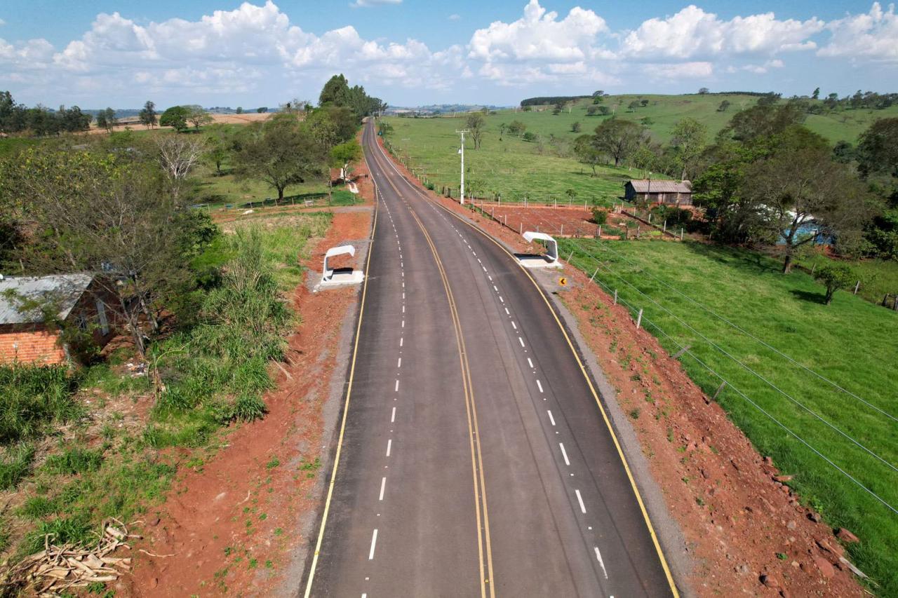 Nova estrada entre Ramilândia e Santa Helena chega a 76,32% de execução