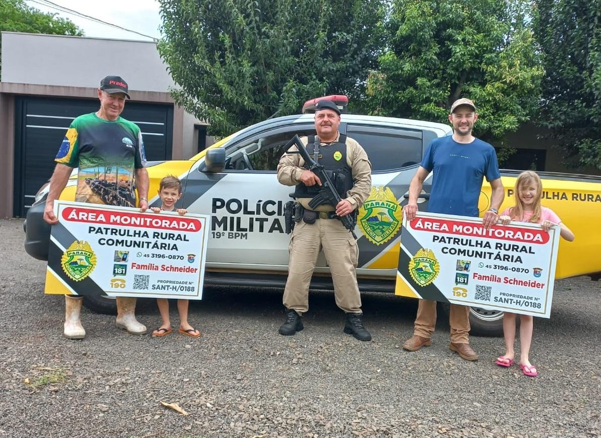 Patrulha Rural de Santa Helena alcança marca de 200 propriedades cadastradas