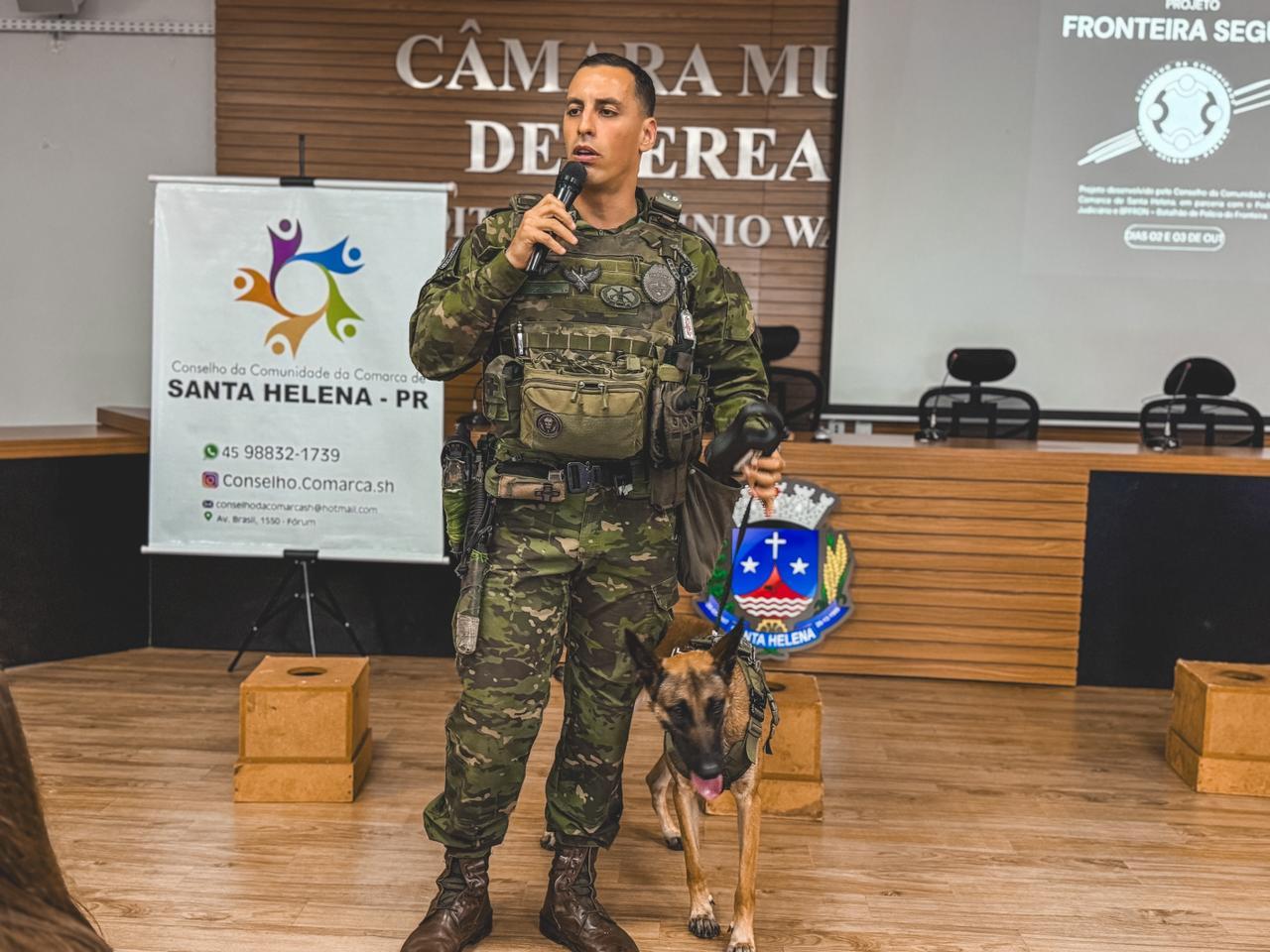 Projeto Fronteira Segura é desenvolvido pelo Conselho da Comunidade em Santa Helena