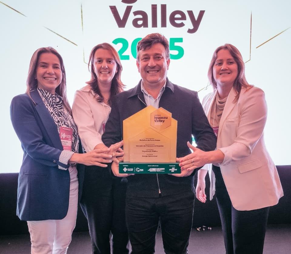 Santa Helena é premiada por inovação com o programa Energia Sustentável
