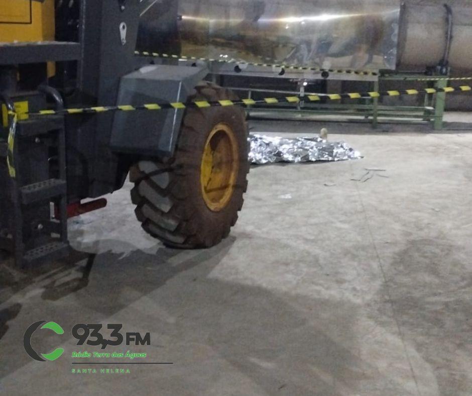 Homem morre ao cair de telhado de barracão no interior de Santa Helena