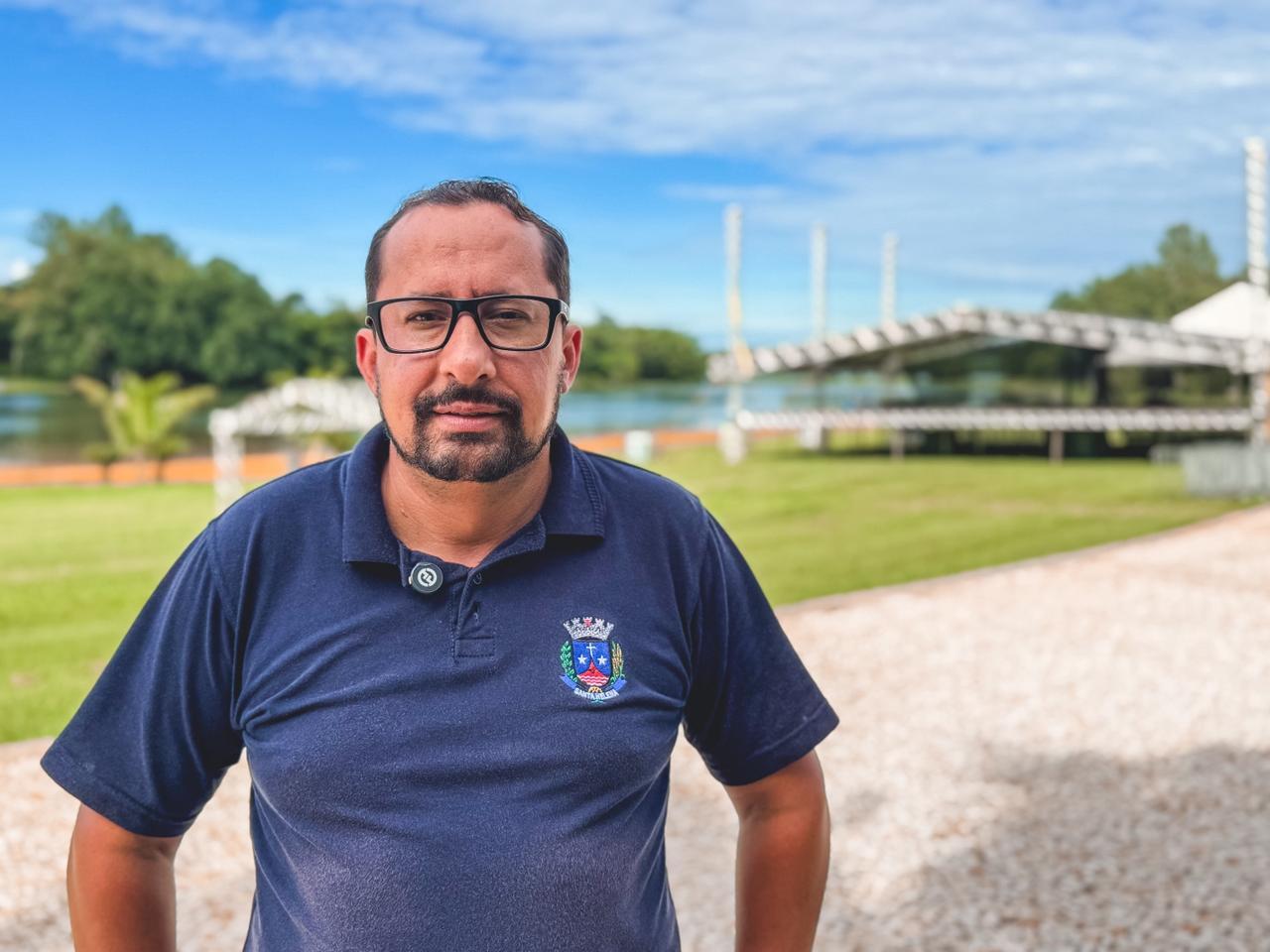 Com praia liberada, inicia montagem de estrutura para o réveillon em Santa Helena