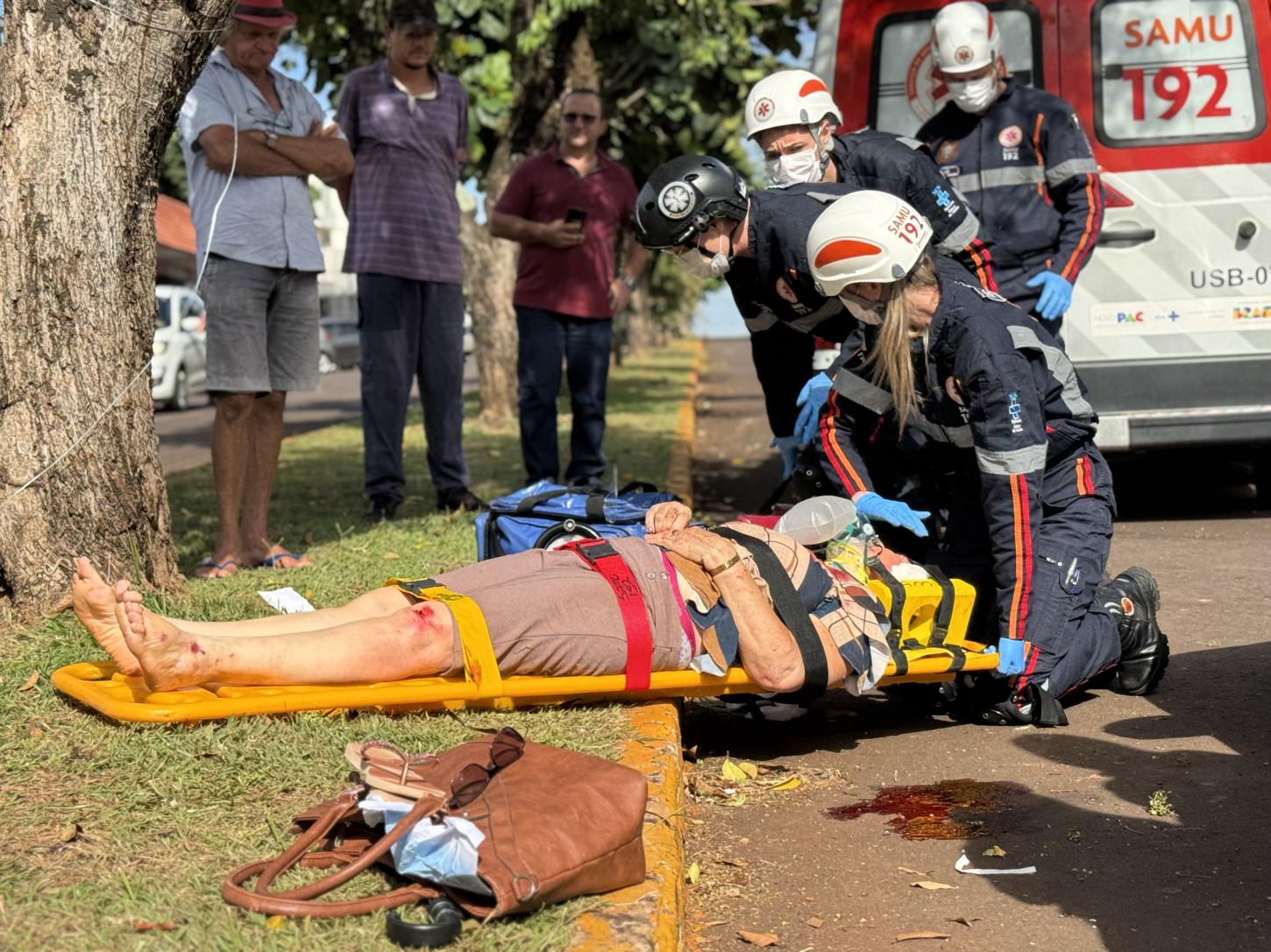 Idosa sofre afundamento de crânio em atropelamento em Santa Helena
